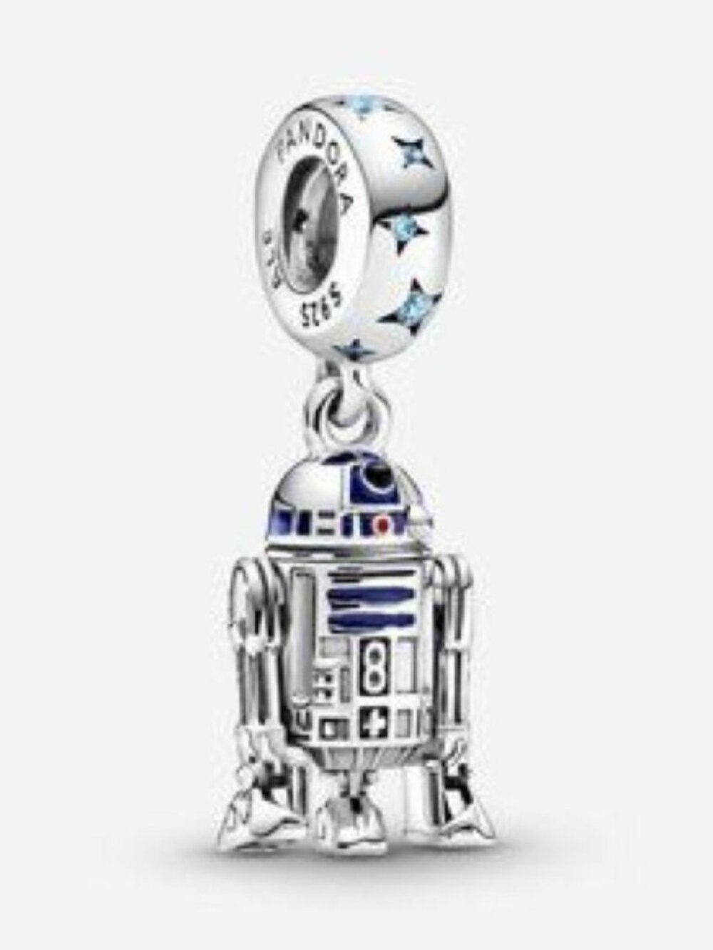 Pandora, s925 Sterling SilverDisney STAR WARS R2-D2 Robot Dangle Charm